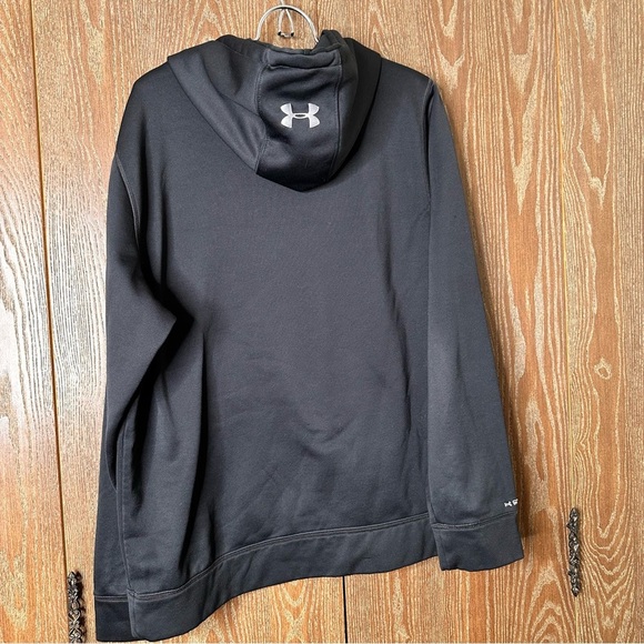 Under Armour Blue Storm Fleece Sweatshirt Hoodie Men's L Loose Fit Embroidered - Picture 9 of 11